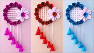 Easy and Quick Paper Wall Hanging Ideas  A4 sheet Wall decor  Cardboard Reuse Room Decor DIY [upl. by Annaeel978]