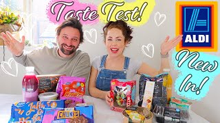 Taste Testing NEW IN ALDI Snacks 2021 [upl. by Alihet]