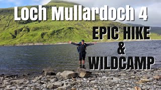 EPIC Hike and Wildcamp in the Remote Scottish Highlands Loch Mullardoch munros [upl. by Creath]