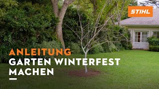 Anleitung Garten winterfest machen  STIHL [upl. by Cheatham432]