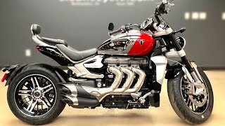 New 2023 Triumph Rocket 3 GT  Rocket 3R Sounds Reveal Price Colors Specs [upl. by Nolur]