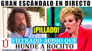 ⛔ FILTRADO grave AUDIO que HUMILLA a Rocío Carrasco en pleno directo en Sálvame Hoy [upl. by Tsenre239]