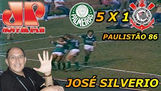 José Silverio  Palmeiras 5 x 1 Corinthians Paulistão 86 Rádio Jovem Pan [upl. by Richmond]