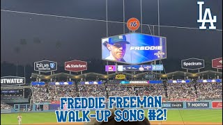 2023 FREDDIE FREEMAN LIVE WALKUP SONG 1  2023 Dodgers Postseason Baseball [upl. by Nitnert]