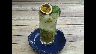 Passion Fruit Mojito Non Alcoholic Mocktail [upl. by Mandal]