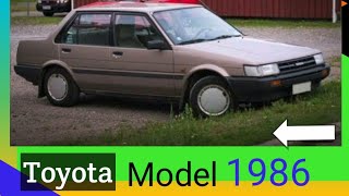 Very Beautiful Shaped Toyota Corolla 1986 [upl. by Carlstrom377]