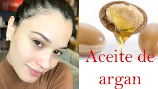 💦💦 ACEITE DE ARGAN EN MI ROSTRO TODOS LOS DIAS RESULTADOS REALES💦💦💦 [upl. by Inek]