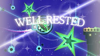 quotWELL RESTEDquot by overdefo  Medium Demon  Geometry Dash 22 [upl. by Adaha342]