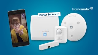 Homematic IP – Starter Set Alarm 🚨 – Wir geben Deutschland das SmartHomeGefühl 📱🏡👀 [upl. by Ierdna]