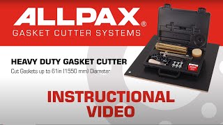 Allpax HeavyDuty Gasket Cutter Kit Instructional Video [upl. by Ong]