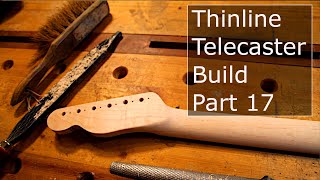 Thinline Telecaster build part 17 [upl. by Margalit209]