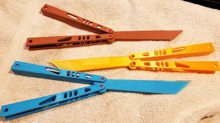 Best 3D Printed Balisong 3D Printed Butterfly Knife [upl. by Petit]