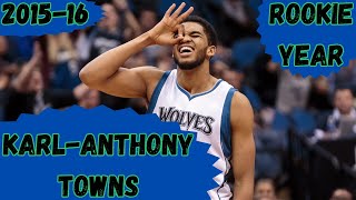 Karl Anthony Towns  201516 NBA Rookie of the Year [upl. by Aicekan]