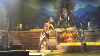 Powerslave  Iron Maiden  Tulsa 2016 [upl. by Enyaht]