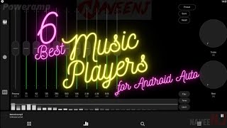 6 Best MUSIC PLAYERS  Android Auto [upl. by Llirret]