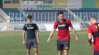 JSK  La liste des joueurs convoqués pour la rencontre contre le CS Constantine [upl. by Eliga]