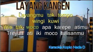 LAYANG KANGENdidikempot KARAOKE KOPLONADA D [upl. by Neo815]