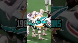 The Top 8 Best NFL Offenses Of All Time nfl shorts [upl. by Auria]