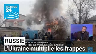 LUkraine multiplie les frappes en pleine élection présidentielle russe • FRANCE 24 [upl. by Celle]