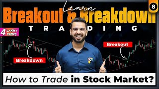 Breakout amp Breakdown Trading Explained in Share Market [upl. by Wolcott354]