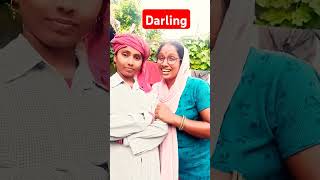 Darling bole😉😜 comedy funny shortsvideo malakumarisharma6270 [upl. by Atwekk]