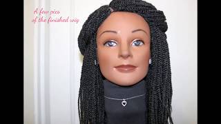 Crochet lace wig with Freetress sista twist [upl. by Knowlton]