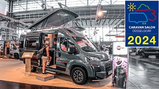 BURSTNER CAMPEO C 540 2025 POPUP ROOF CARAVAN SALON 2024 DUSSELDORF [upl. by Odlonra]