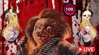 Chucky amp Tiffany Dead by Daylight LIVE [upl. by Newcomb]