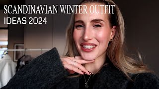 Scandinavian Winter Outfit Ideas 2024  COLD WINTER OUTFITS  SandraEmilia [upl. by Enohpets]