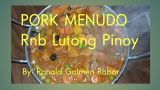 PORK MENUDO OFW Yummyfood UAE  V16 [upl. by Hurleigh]