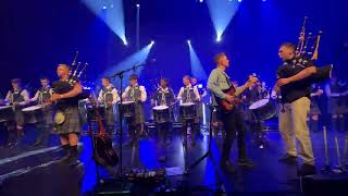 Skerryvore amp Strathallan Pipe Band  LIVE at Perth Concert Hall [upl. by Arraik]