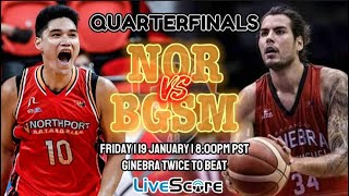 🔴PBA LIVE  GINEBRA VS NORTHPORT  LIVE SCOREBOARD amp PLAY BY PLAY  COMMENTARY  QUARTERFINALS [upl. by Ardnuaek]