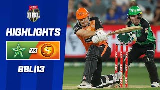 Melbourne Stars v Perth Scorchers  BBL13 [upl. by Zednanref]