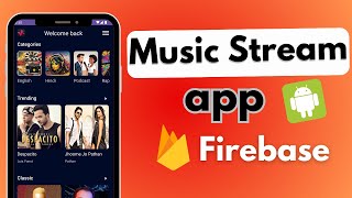 Online Music App Firebase 🔥  Android Studio  2024 [upl. by Notsruht]