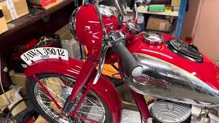 Jawa Ogar 350 typ12 1950 [upl. by Hyrup746]