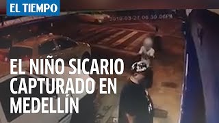 Video del niño sicario en Medellín sindicado de 12 homicidios  El Tiempo [upl. by Warga]