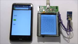 ESP8266 Serial Wifi Module with STM32F4 Discovery and Android Website Control [upl. by Toscano621]