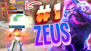 I Watched the NUMBER 1 Zeus in SMITE It Was a STOMP [upl. by Anitsirc]