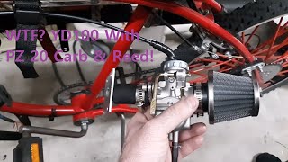 Motorized Bicycle Build Part 18 Reed Valve Fuel System [upl. by Nerred]