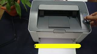 How to reset hp laserjet 107103108 printer Hp laser 107 w printer default setting [upl. by Kcirrem]