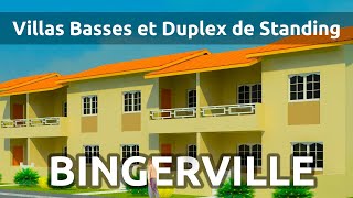 VILLAS BASSES ET DUPLEX EN VENTE A BINGERVILLE PROMOGIM ABIDJAN [upl. by Llenej312]