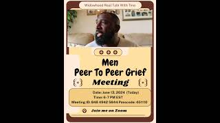 Your Mens Grief Support Group Meeting is Tonight [upl. by Dewie]