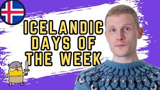 Days of the Week in Icelandic [upl. by Raynata967]