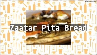 Recipe Zaatar Pita Bread [upl. by Archibald]