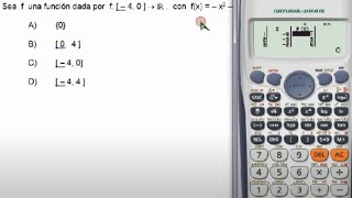 Calcular el AMBITO de una Función con CALCULADORA 🔢 Bachillerato 🚀 Matemática [upl. by Carlene]