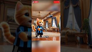 ANAK KUCING INI SEDANG BERMAIN REMOTE CONTROL HELIKOPTER ⁉️ shorts shortvideo kucing [upl. by Risteau513]