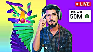 Stack Ball♥️ 25D🤯Gaming 🔴 LIVE ShahrukhSM7080 love game [upl. by August]