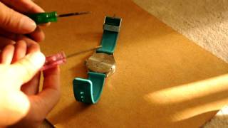 How to replace a battery of NIXON watch  腕時計電池交換 ニクソン [upl. by Hayilaa]