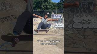 How to frontside ollie on a quarter pipe [upl. by Airotnahs]