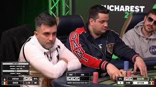 UNIBET OPEN BUCHAREST 2023  Feature Table Main Event Day 2 [upl. by Klarika640]